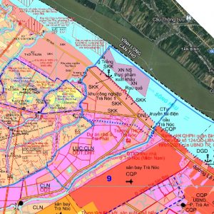 Bản đồ quy hoạch Phường Trà Nóc, Bình Thuỷ, Cần Thơ