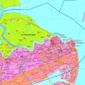 Bản đồ quy hoạch Thị trấn Cần Thạnh, Cần Giờ, Hồ Chí Minh