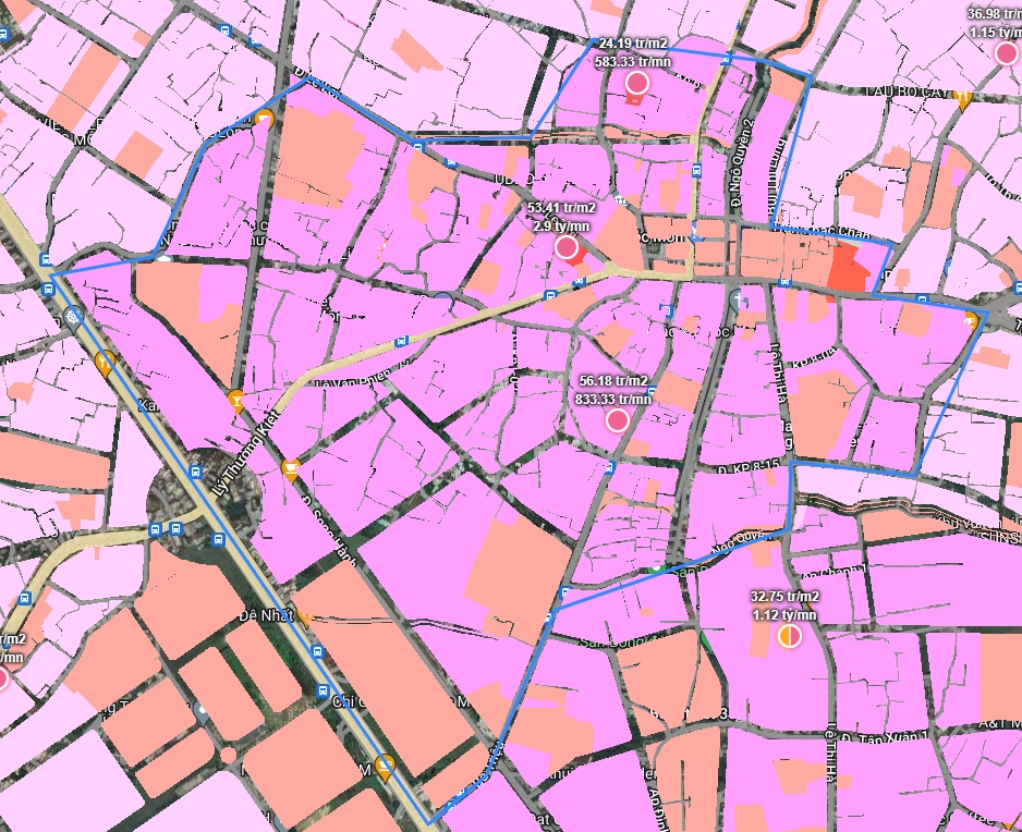 Bản đồ quy hoạch Thị trấn Hóc Môn, Hóc Môn, Hồ Chí Minh