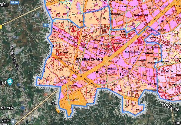Bản đồ quy hoạch Xã Bình Chánh, Bình Chánh, Hồ Chí Minh