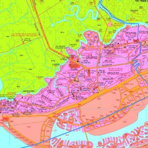 Bản đồ quy hoạch Xã Long Hòa Cần Giờ