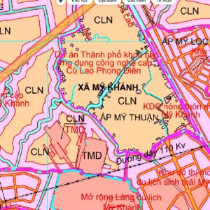 Bản đồ quy hoạch Xã Mỹ Khánh Phong Điền, Cần Thơ