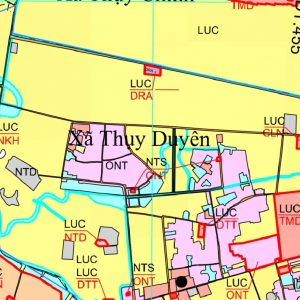Bản đồ quy hoạch xã Thụy Duyên huyện Thái Thụy, Thái Bình