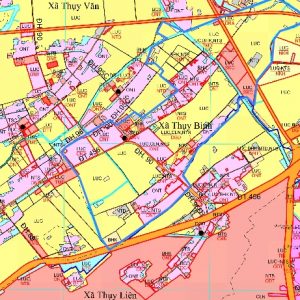 Bản đồ quy hoạch xã Thụy bình huyện Thái Thụy, Thái Bình