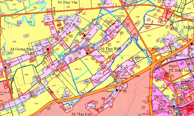 Bản đồ quy hoạch xã Thụy bình huyện Thái Thụy, Thái Bình 