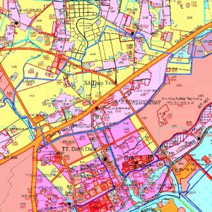 Bản đồ quy hoạch xã Thụy trình huyện Thái Thụy, Thái Bình 1