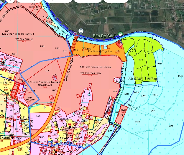 Bản đồ quy hoạch xã Thụy trường huyện Thái Thụy, Thái Bình 