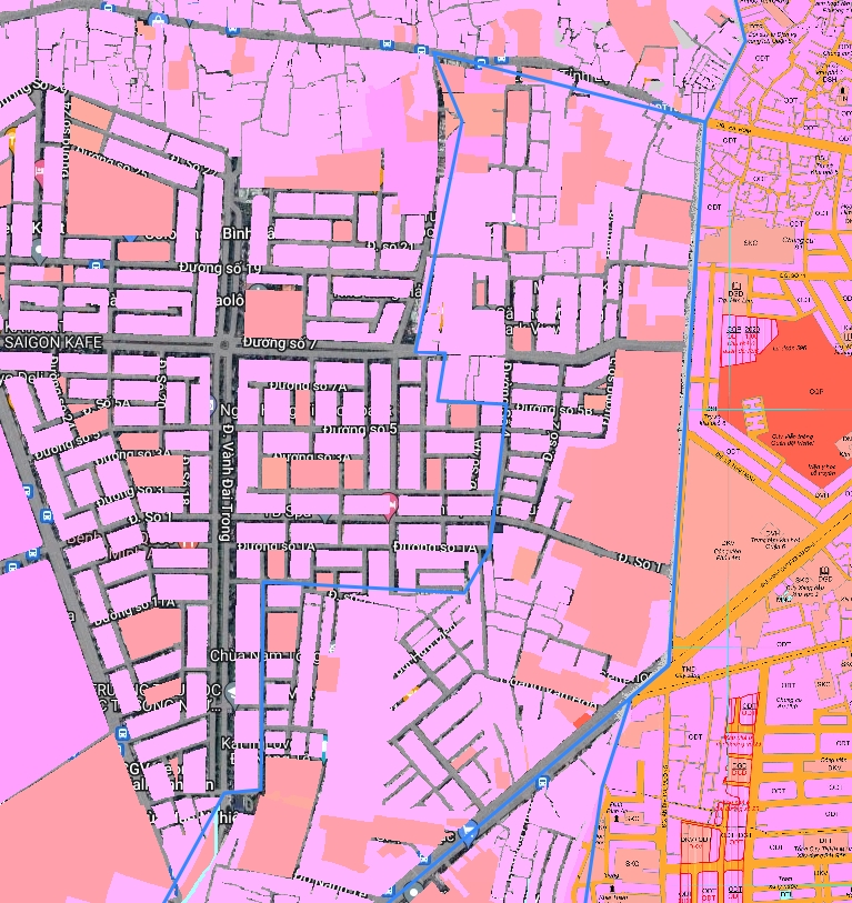 Bản đồ quy hoạch phường An Lạc, quận Bình Tân