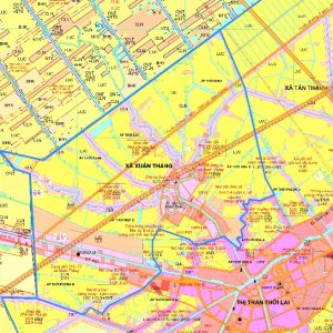 Bản đồ vệ tinh xã Xuân Thắng, huyện Thới Lai