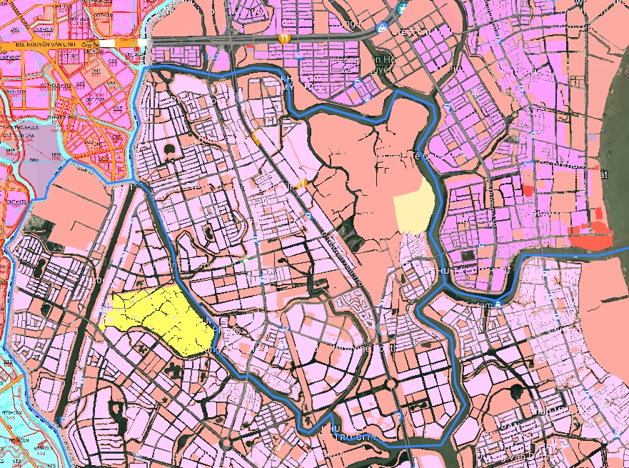 Bản đồ xã Phước Kiển, Nhà Bè, Hồ Chí Minh