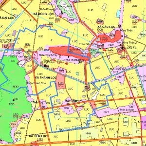 Bản đồ xã Thạnh Lộc, huyện Vĩnh Thạnh