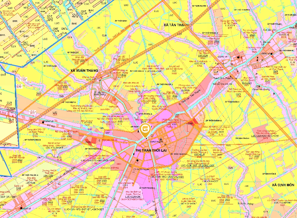 Bản đồ Xã Đông Thuận Thới Lai, Cần Thơ cập nhật 2024