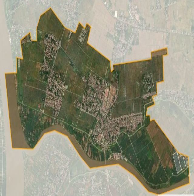 Bản đồ vệ tinh xã Hồng Minh, huyện Hưng Hà