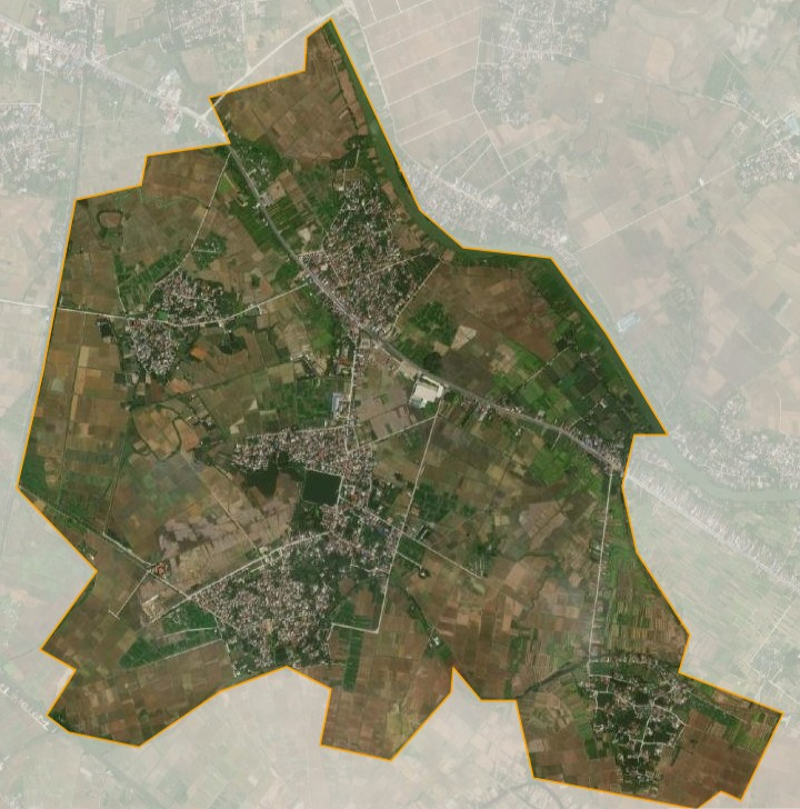 Bản đồ vệ tinh xã Hồng Lĩnh, huyện Hưng Hà