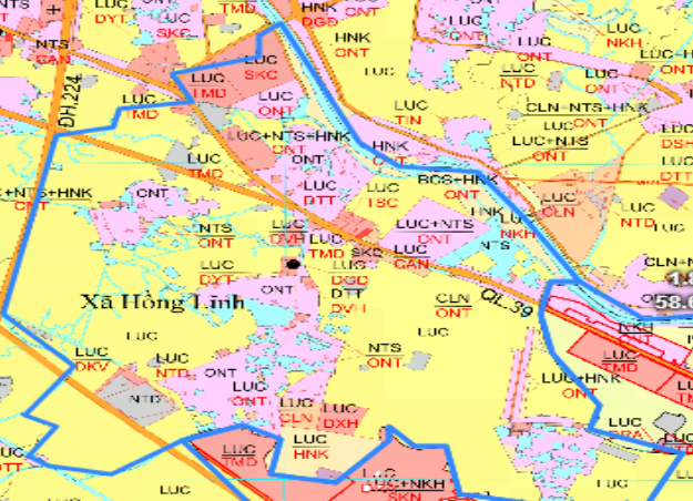Bản đồ quy hoạch xã Hồng Lĩnh, Hưng Hà, Thái Bình 8 Bản đồ quy hoạch xã Hồng Lĩnh huyện Hưng Hà