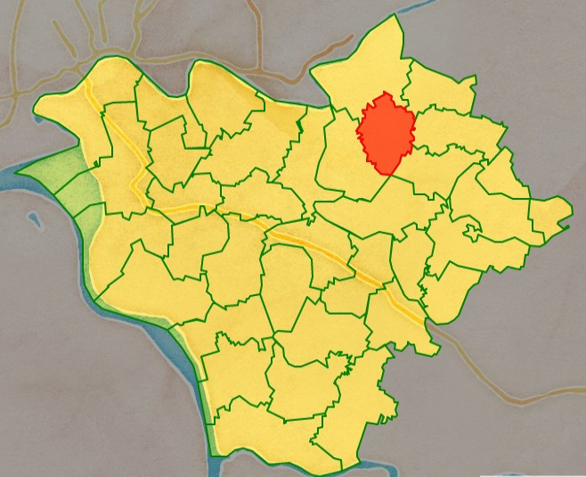 Bản đồ vị trí xã Hùng Dũng, huyện Hưng Hà