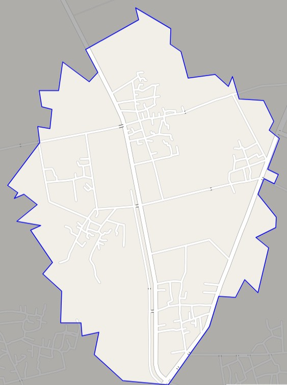 Bản đồ giao thông xã Hùng Dũng, Hưng Hà