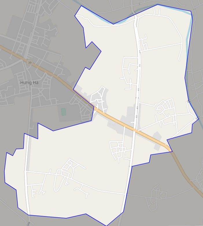 Bản đồ giao thông xã Minh Khai, Hưng Hà