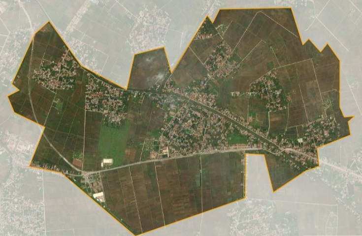 Bản đồ vệ tinh xã Liên Hiệp, huyện Hưng Hà