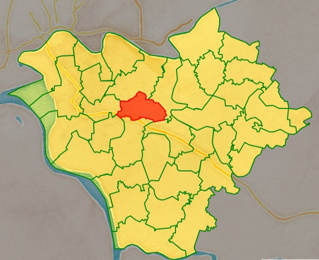 Bản đồ vị trí xã Phúc Khánh, huyện Hưng Hà
