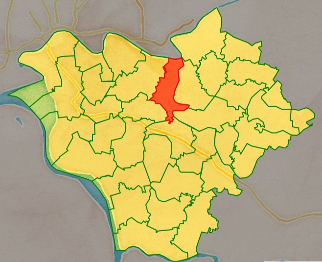 Bản đồ vị trí xã Tân Tiến, huyện Hưng Hà