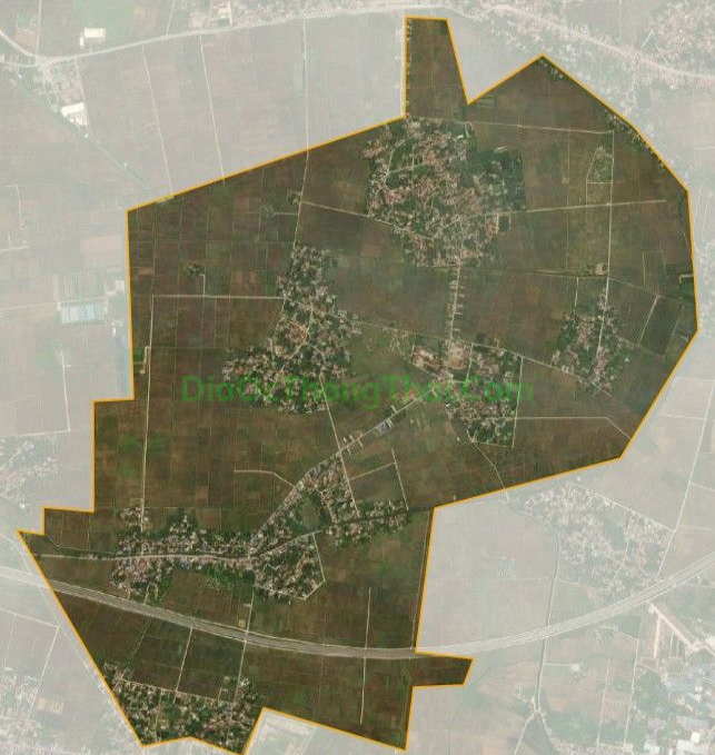 Bản đồ vệ tinh xã Thái Hưng, huyện Hưng Hà. (Satelite Map)