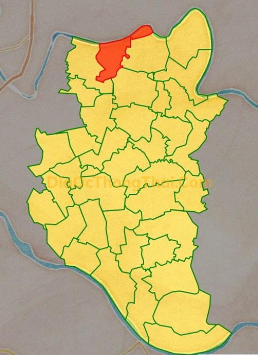 Bản đồ vị trí xã An Bình, huyện Kiến Xương