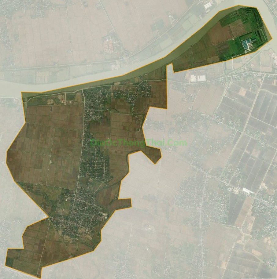 Bản đồ vệ tinh xã An Bình, huyện Kiến Xương