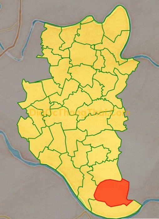 Bản đồ vị trí xã Bình Định, huyện Kiến Xương