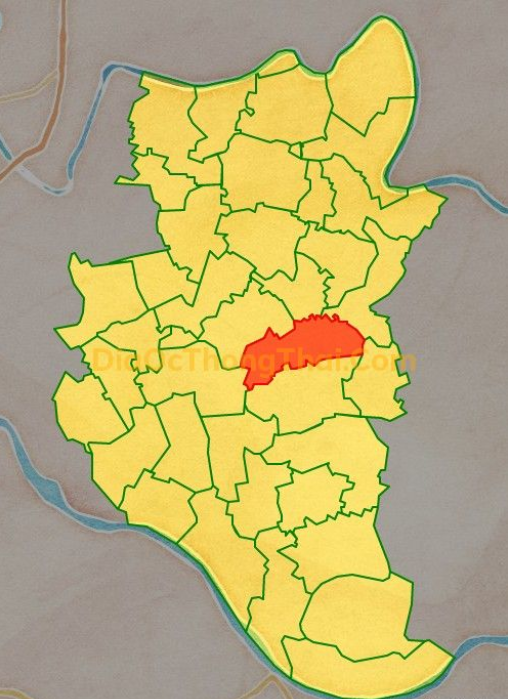 Bản đồ vị trí xã Bình Minh, huyện Kiến Xương