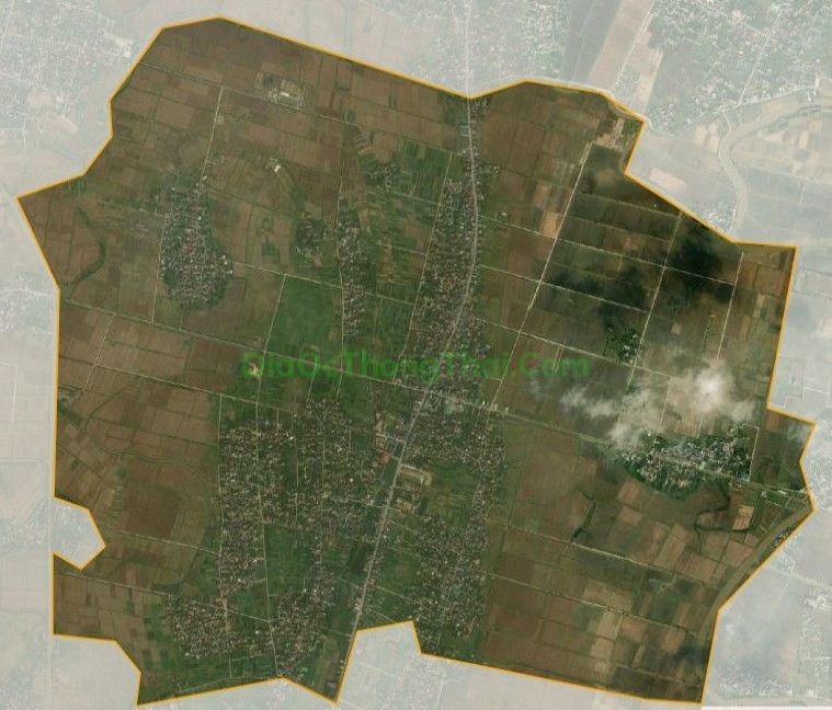Bản đồ vệ tinh xã Bình Nguyên, huyện Kiến Xương