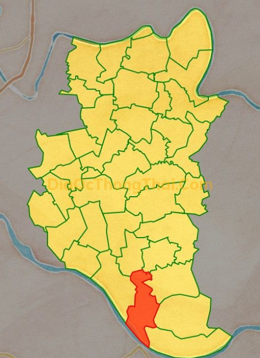 Bản đồ vị trí xã Bình Thanh, huyện Kiến Xương