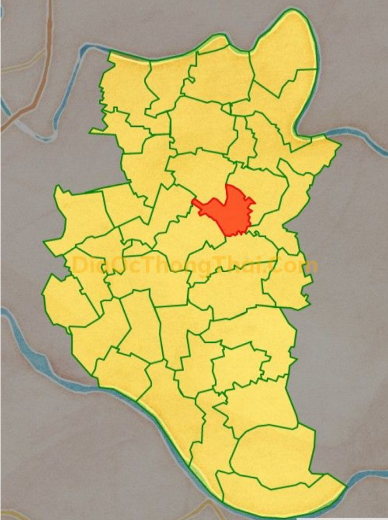 Bản đồ vị trí xã Đình Phùng, huyện Kiến Xương