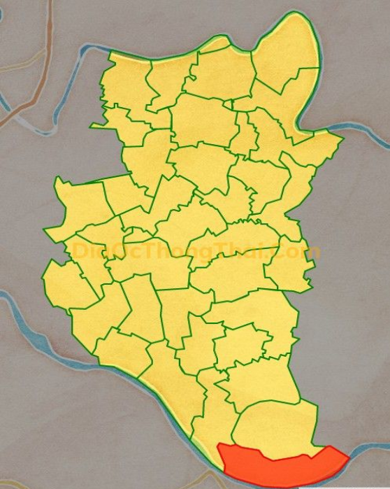 Bản đồ vị trí xã Hồng Tiến, huyện Kiến Xương