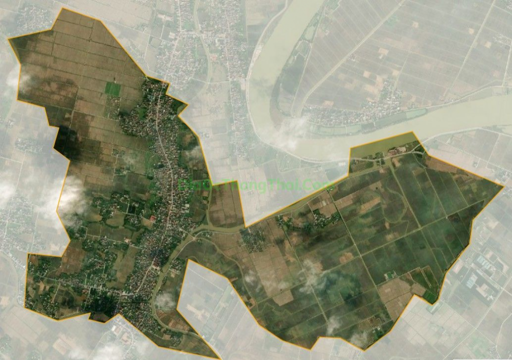 Bản đồ vệ tinh xã Lê Lợi, huyện Kiến Xương