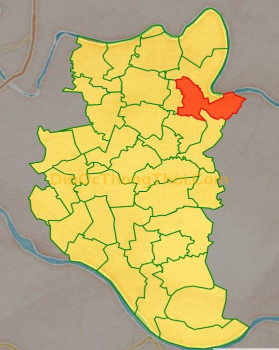 Bản đồ vị trí xã Lê Lợi, huyện Kiến Xương