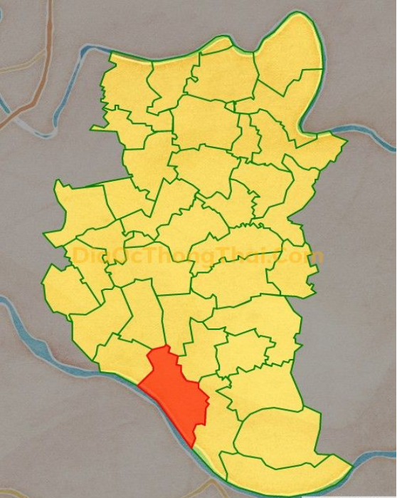 Bản đồ vị trí xã Minh Tân, huyện Kiến Xương