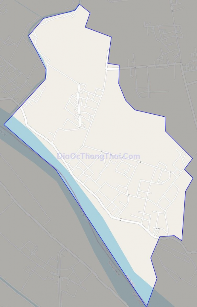 Bản đồ giao thông xã Minh Tân, huyện Kiến Xương