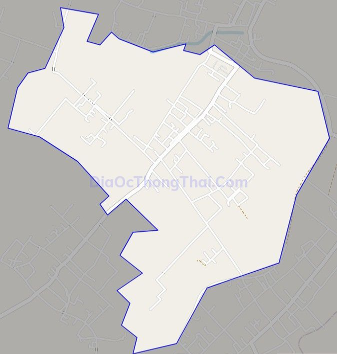 Bản đồ giao thông xã Nam Cao, huyện Kiến Xương