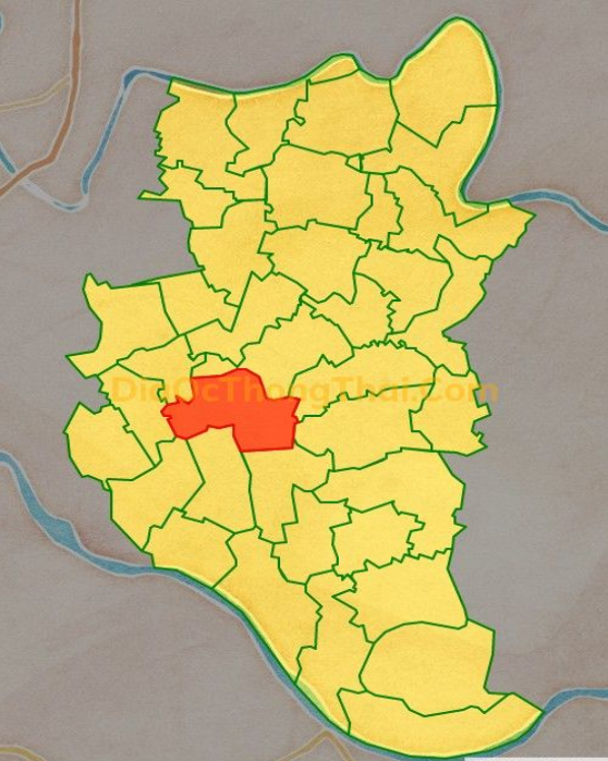 Bản đồ vị trí xã Quang Bình, huyện Kiến Xương
