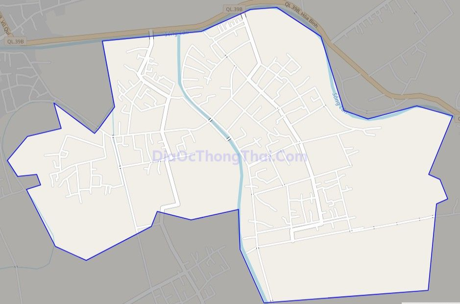 Bản đồ giao thông xã Quang Bình, huyện Kiến Xương