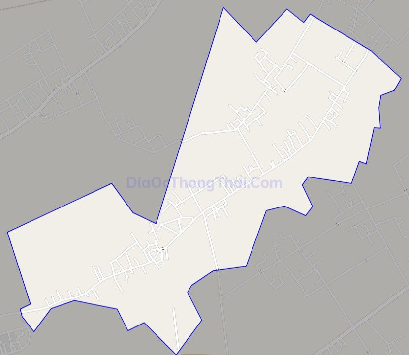 Bản đồ giao thông xã Quang Lịch, huyện Kiến Xương