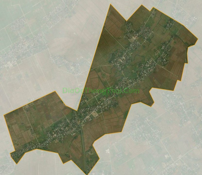 Bản đồ vệ tinh xã Quang Lịch, huyện Kiến Xương