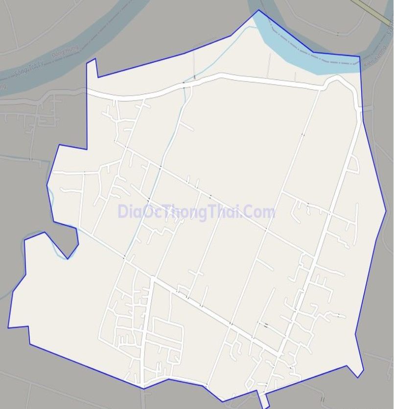 Bản đồ giao thông xã Quốc Tuấn, huyện Kiến Xương