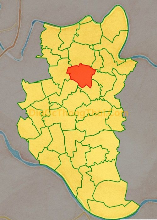 Bản đồ vị trí xã Thanh Tân, huyện Kiến Xương