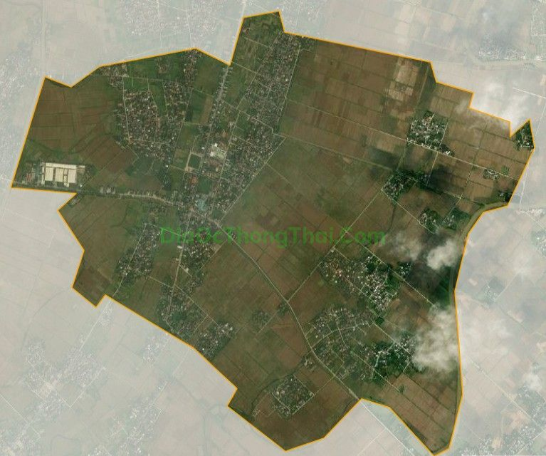 Bản đồ vệ tinh xã Thanh Tân, huyện Kiến Xương
