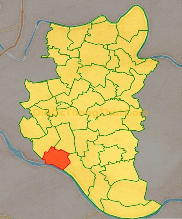 Bản đồ vị trí xã Vũ Bình, huyện Kiến Xương