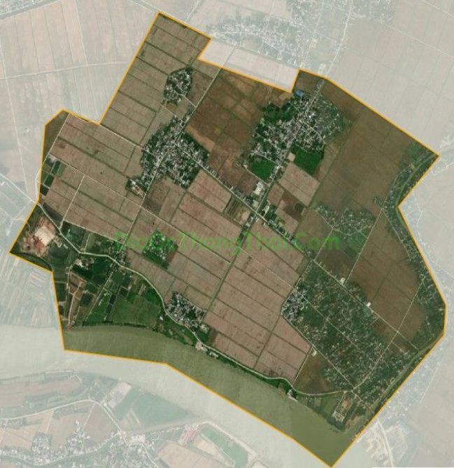 Bản đồ vệ tinh xã Vũ Bình, huyện Kiến Xương