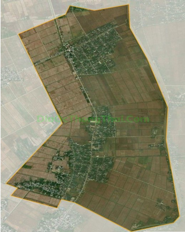 Bản đồ vệ tinh xã Vũ Công, huyện Kiến Xương