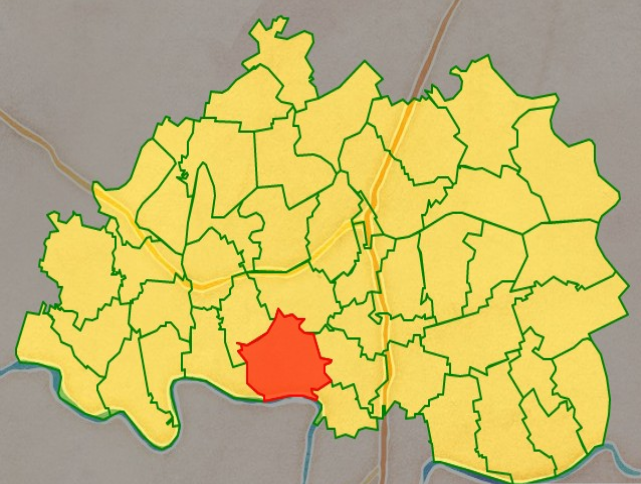 Bản đồ vị trí xã Trọng Quan, huyện Đông Hưng